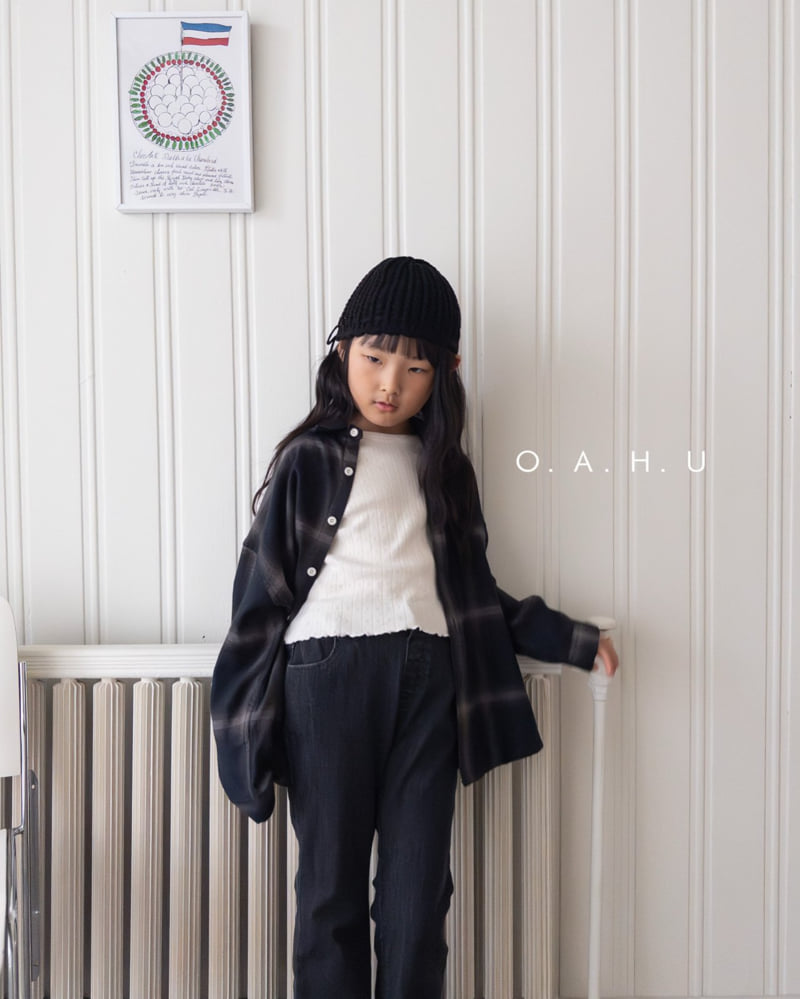 O'Ahu - Korean Children Fashion - #magicofchildhood - Brush Check Shirt - 3