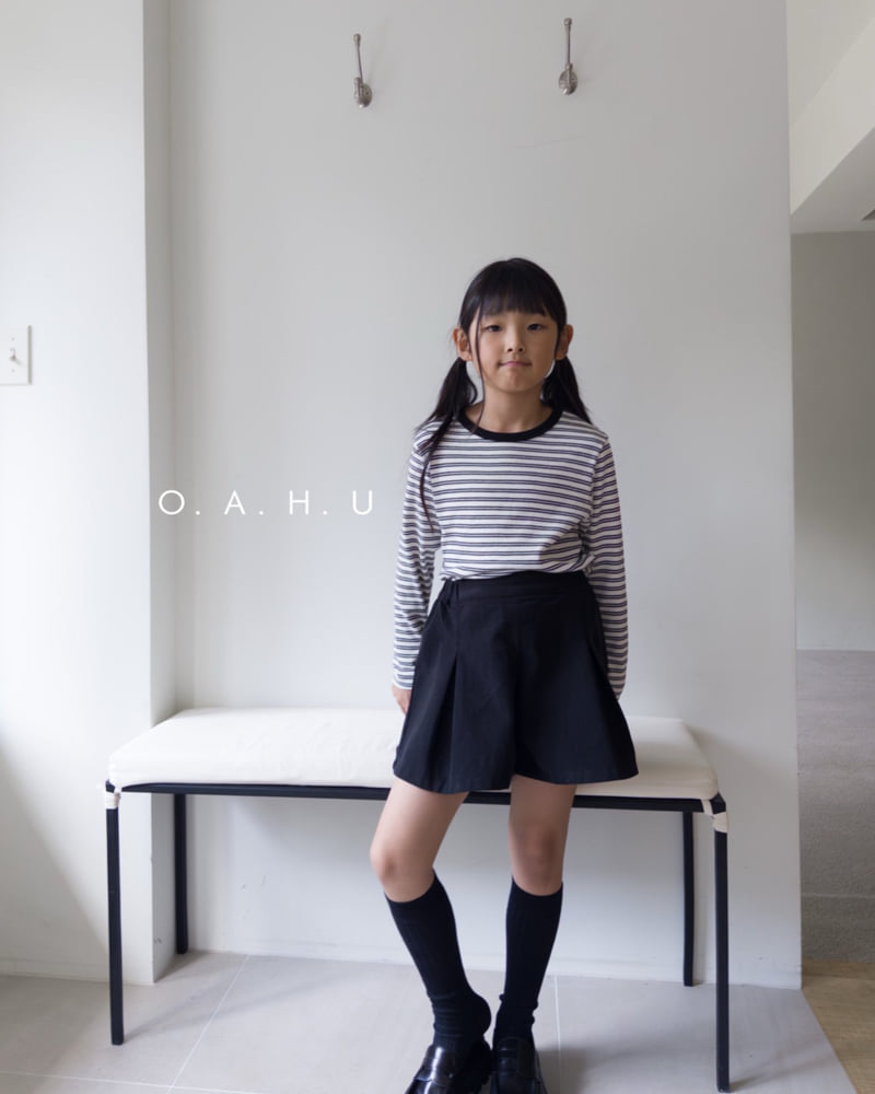 O'Ahu - Korean Children Fashion - #minifashionista - Pony Stripe Ribbed Tee - 12