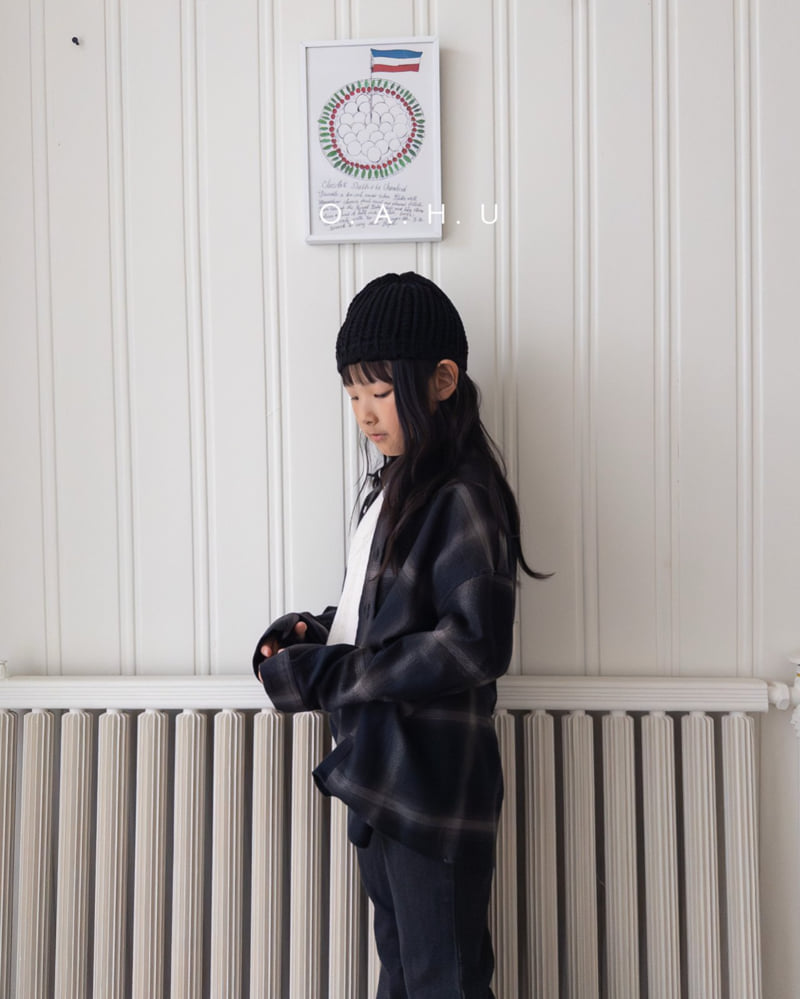 O'Ahu - Korean Children Fashion - #magicofchildhood - Brush Check Shirt - 4