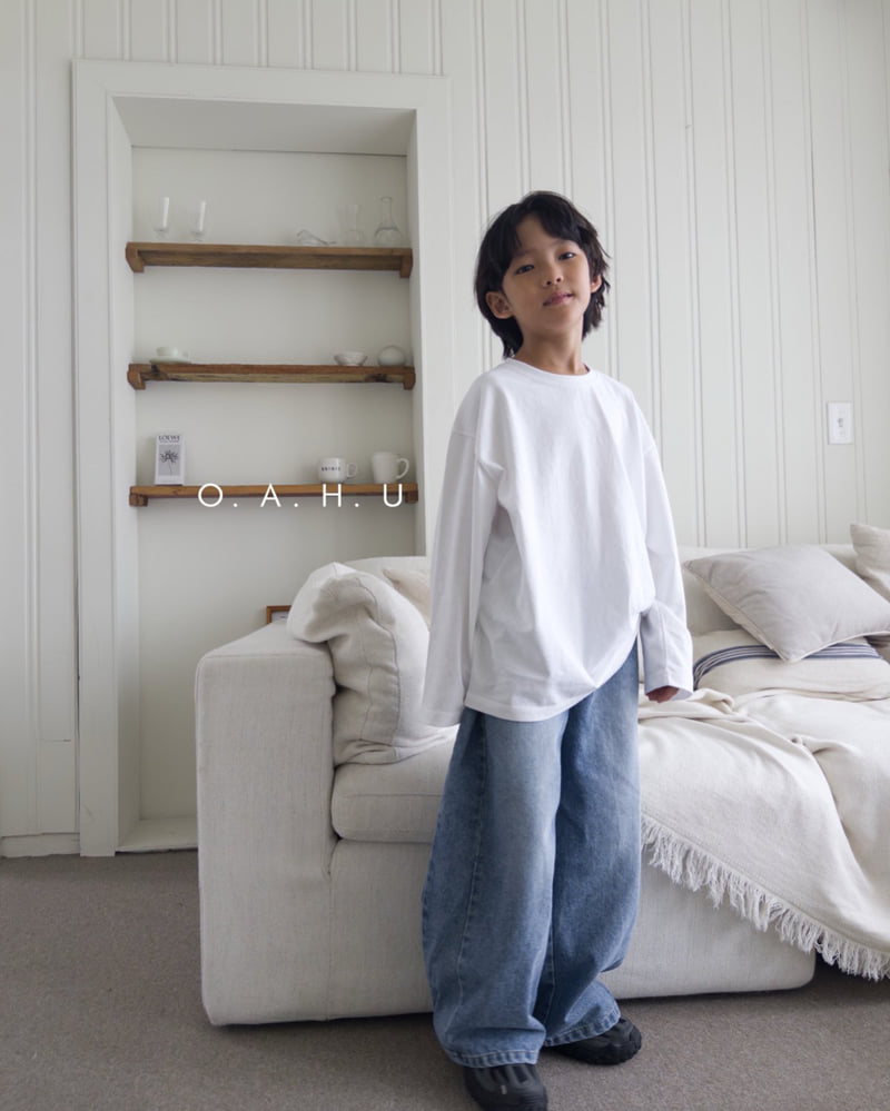 O'Ahu - Korean Children Fashion - #prettylittlegirls - Teen Brush Denim Pants - 11