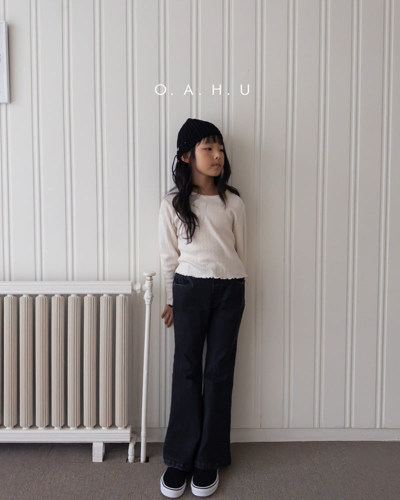 O'Ahu - Korean Children Fashion - #todddlerfashion - Kiki Bootcut Denim Pants - 2