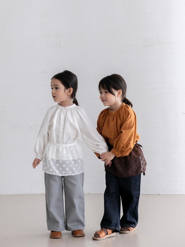Oatmeal - Korean Children Fashion - #Kfashion4kids - Songi Apron - 12
