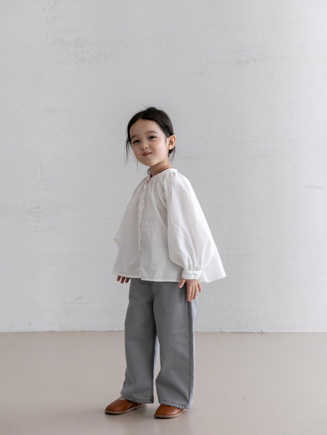 Oatmeal - Korean Children Fashion - #Kfashion4kids - Damian Blouse - 11