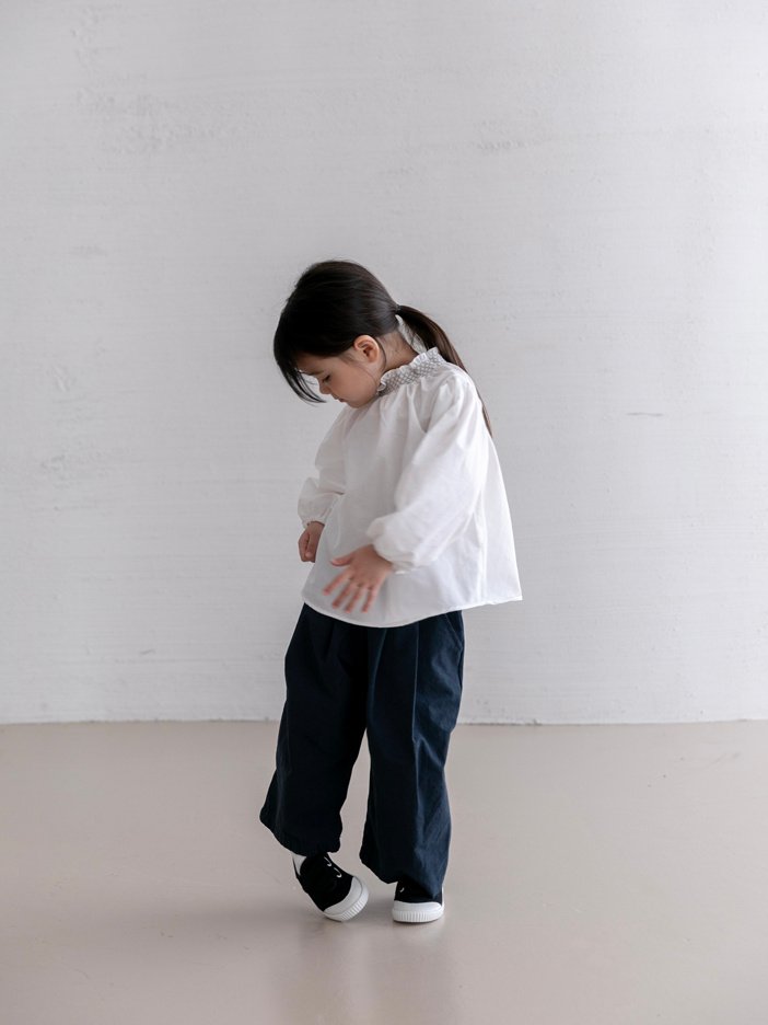 Oatmeal - Korean Children Fashion - #Kfashion4kids - Wide Pants - 6