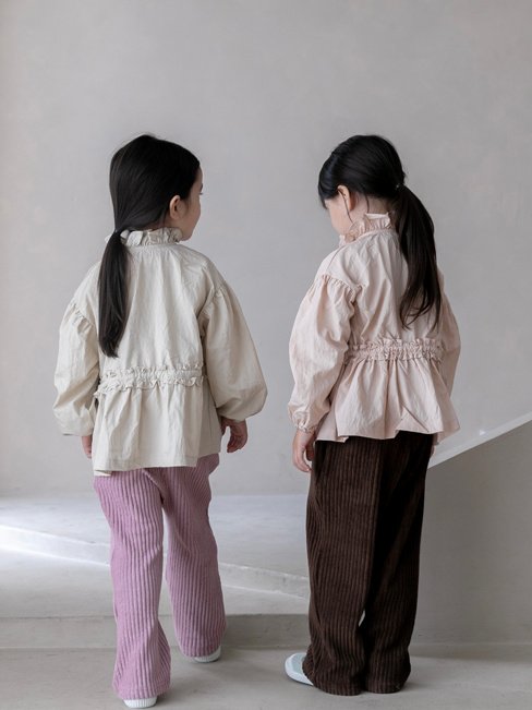 Oatmeal - Korean Children Fashion - #childofig - Oat Frill Jacket - 8
