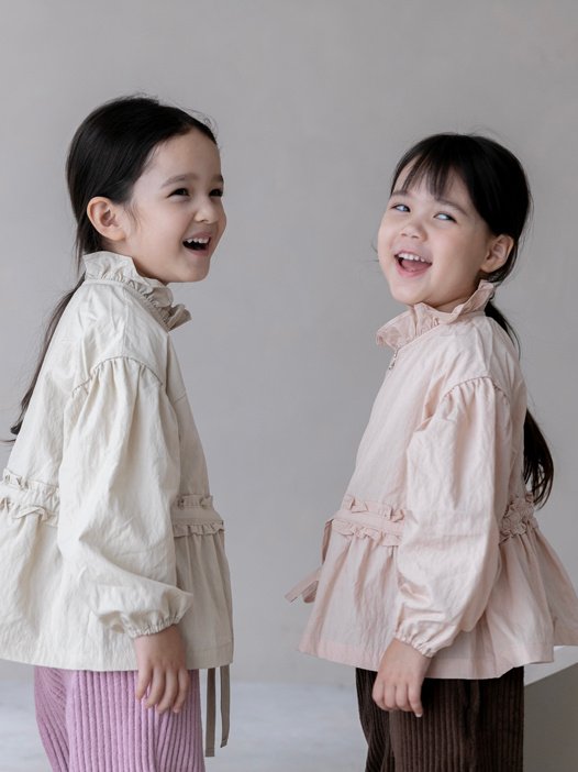 Oatmeal - Korean Children Fashion - #childofig - Oat Frill Jacket - 9
