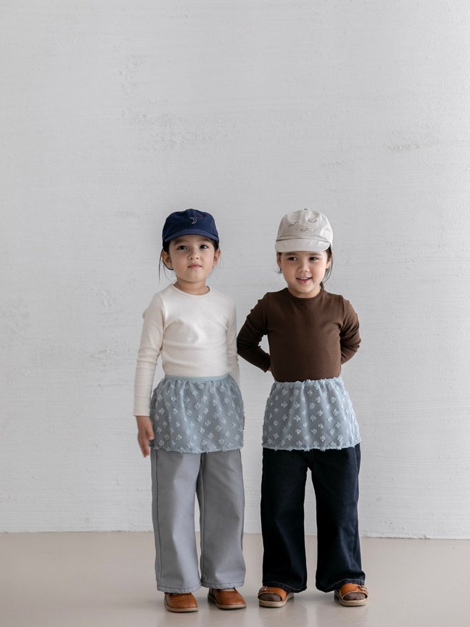 Oatmeal - Korean Children Fashion - #childofig - Songi Apron - 4