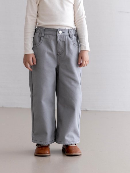 Oatmeal - Korean Children Fashion - #childrensboutique - Orca Denim Pants - 3