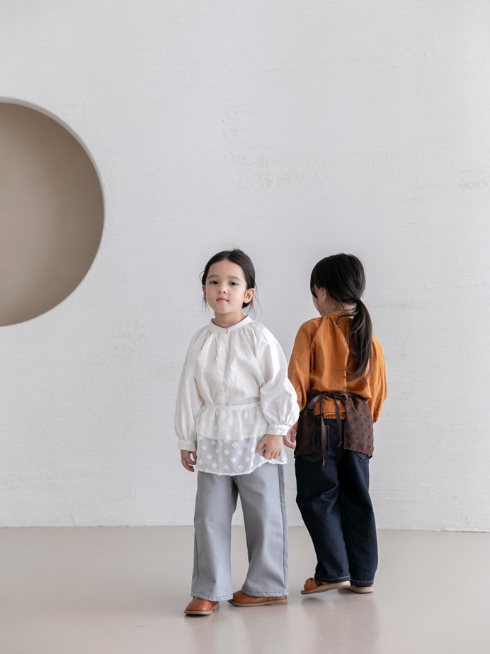Oatmeal - Korean Children Fashion - #childofig - Damian Blouse - 4