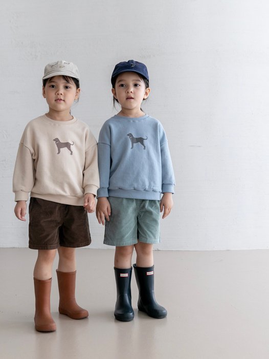 Oatmeal - Korean Children Fashion - #childrensboutique - Dog Sweatshirt - 3