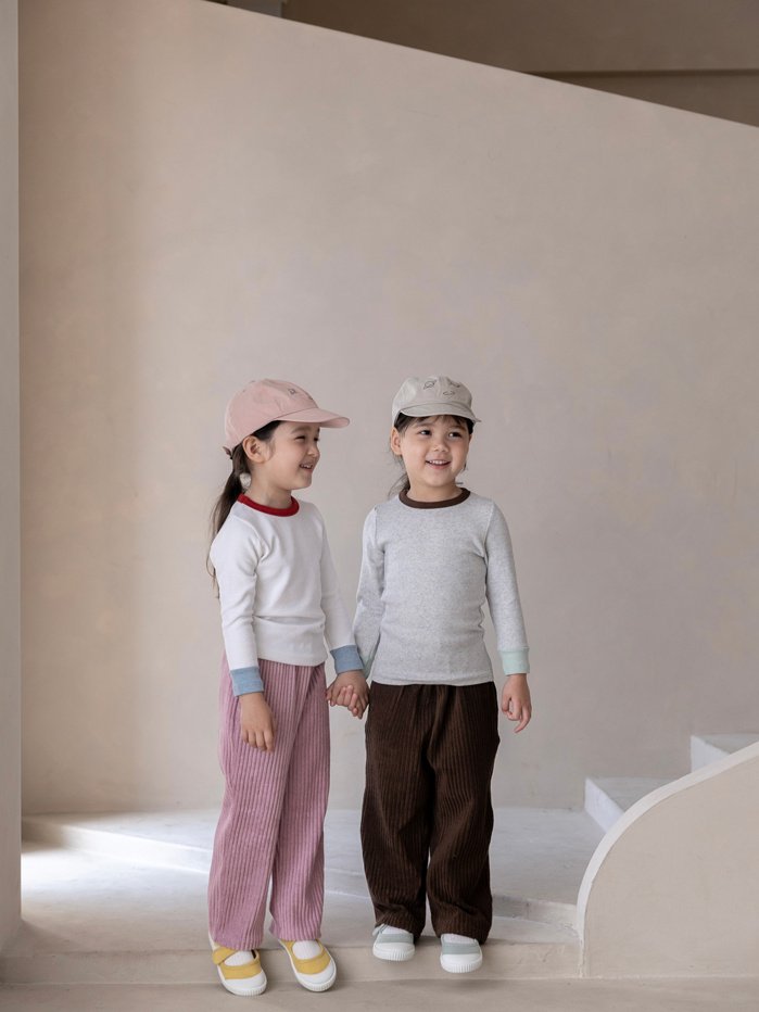 Oatmeal - Korean Children Fashion - #discoveringself - Beta Towel Pants - 11