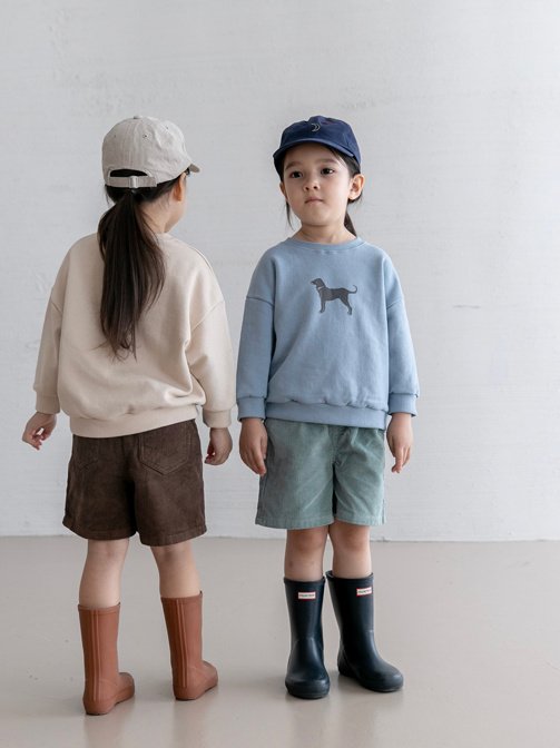 Oatmeal - Korean Children Fashion - #discoveringself - Dog Sweatshirt - 5