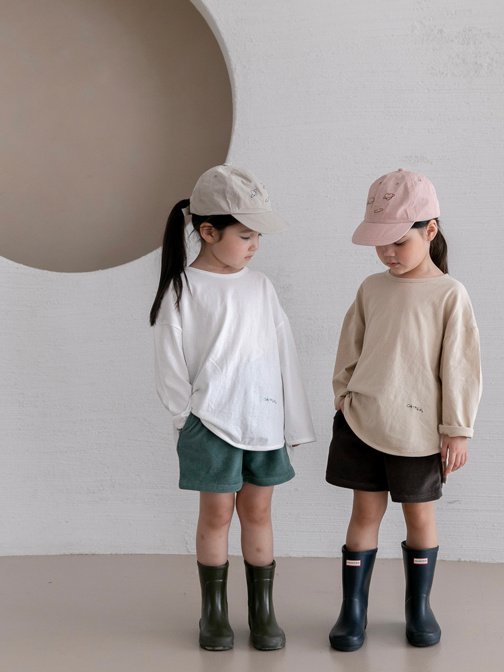 Oatmeal - Korean Children Fashion - #discoveringself - Emblem Towel Set - 3