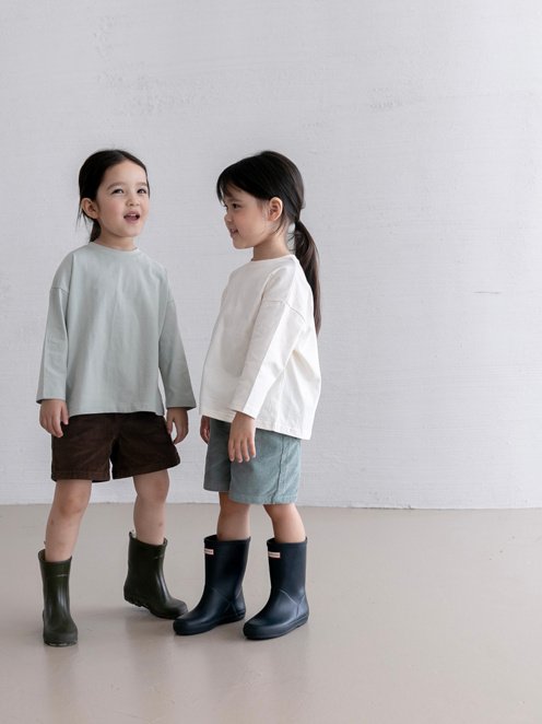 Oatmeal - Korean Children Fashion - #fashionkids - Everyday Round Tee - 9