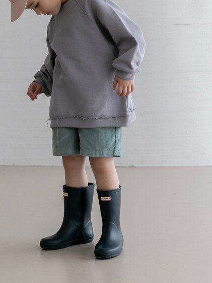 Oatmeal - Korean Children Fashion - #fashionkids - Raw Edge Sweatshirt - 7