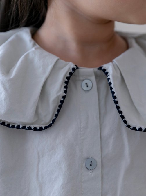 Oatmeal - Korean Children Fashion - #fashionkids - May Sarah Blouse - 3