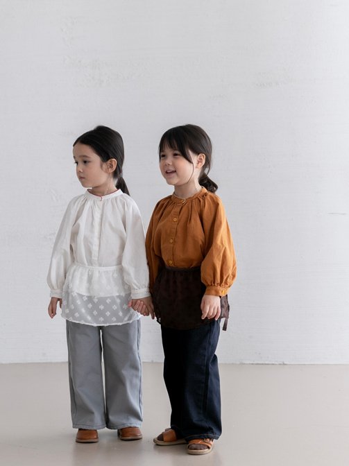 Oatmeal - Korean Children Fashion - #fashionkids - Songi Apron - 8