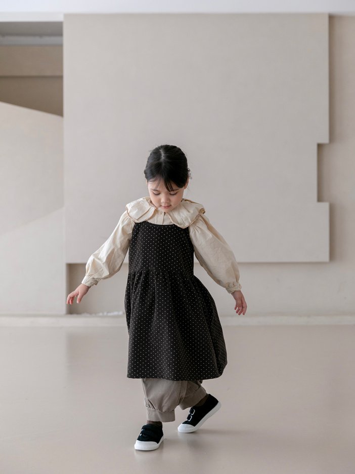 Oatmeal - Korean Children Fashion - #fashionkids - Grand One-piece - 5