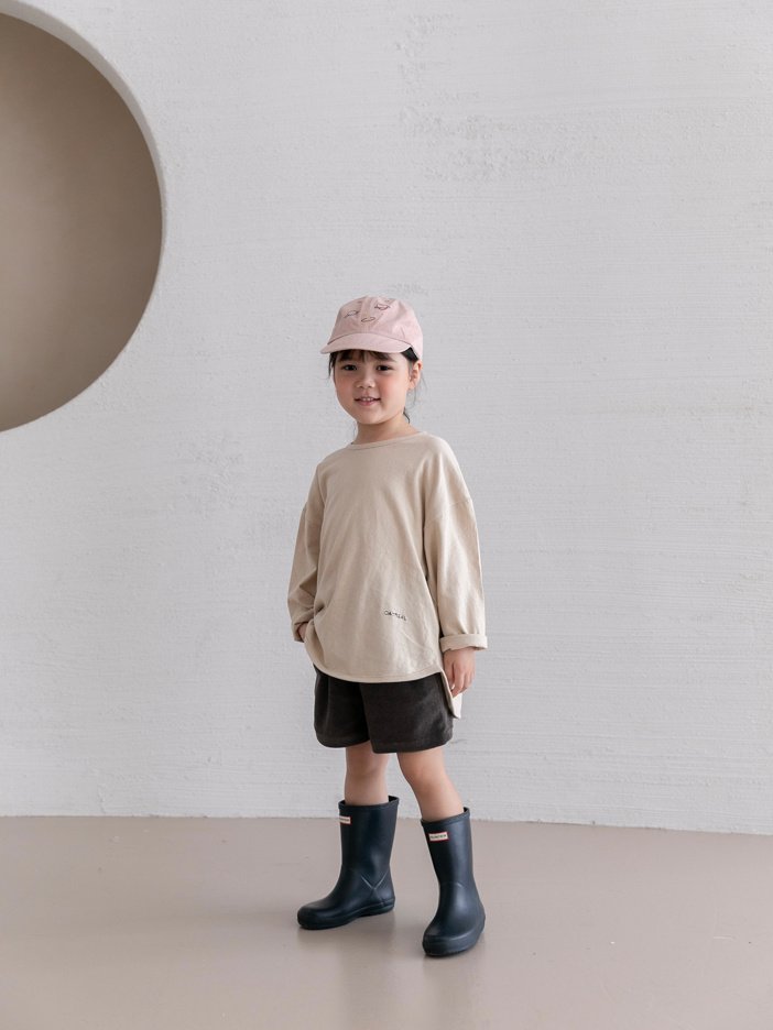 Oatmeal - Korean Children Fashion - #discoveringself - Emblem Towel Set - 4