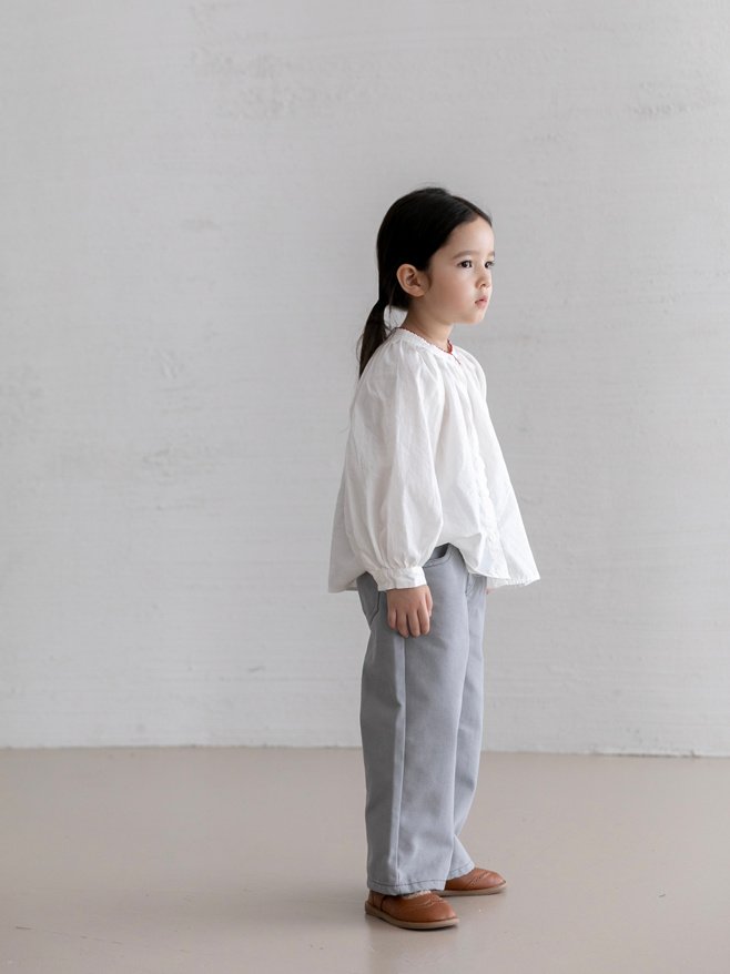 Oatmeal - Korean Children Fashion - #kidsstore - Damian Blouse - 9