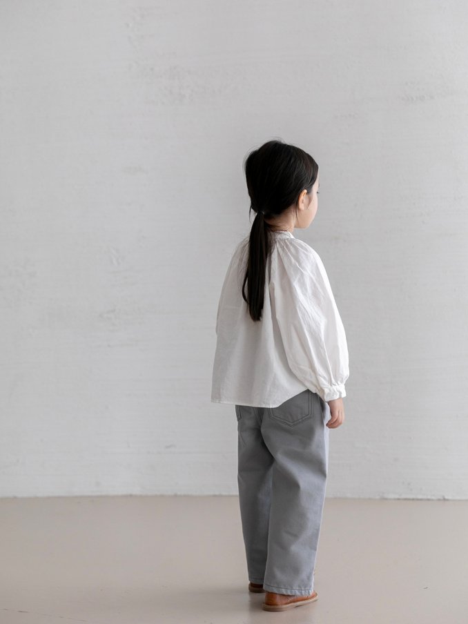 Oatmeal - Korean Children Fashion - #kidzfashiontrend - Damian Blouse - 10