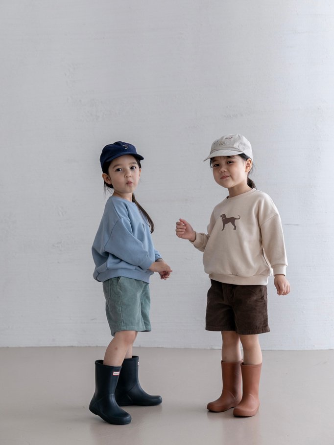Oatmeal - Korean Children Fashion - #kidzfashiontrend - Dog Sweatshirt - 9