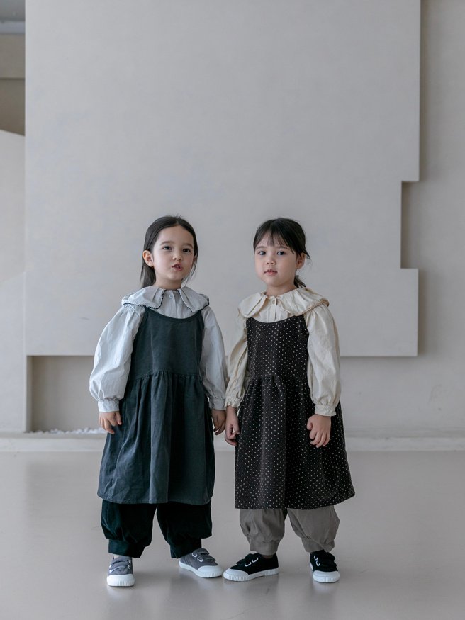 Oatmeal - Korean Children Fashion - #kidzfashiontrend - Grand One-piece - 8