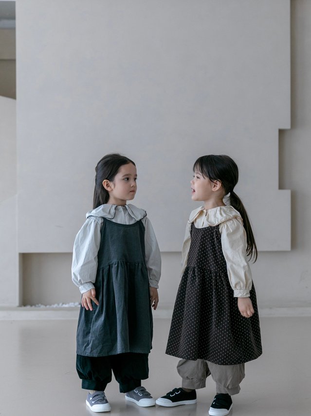Oatmeal - Korean Children Fashion - #littlefashionista - May Sarah Blouse - 8