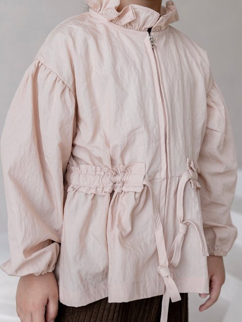 Oatmeal - Korean Children Fashion - #Kfashion4kids - Oat Frill Jacket - 4
