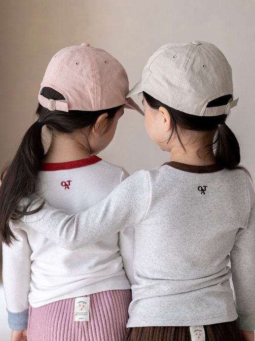 Oatmeal - Korean Children Fashion - #magicofchildhood - Arc Round Tee - 11