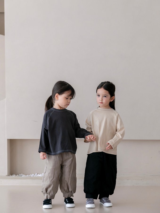 Oatmeal - Korean Children Fashion - #magicofchildhood - Kevin Pants - 8