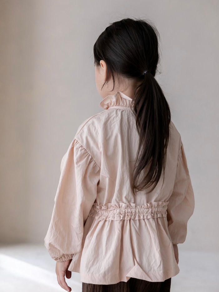 Oatmeal - Korean Children Fashion - #minifashionista - Oat Frill Jacket - 6