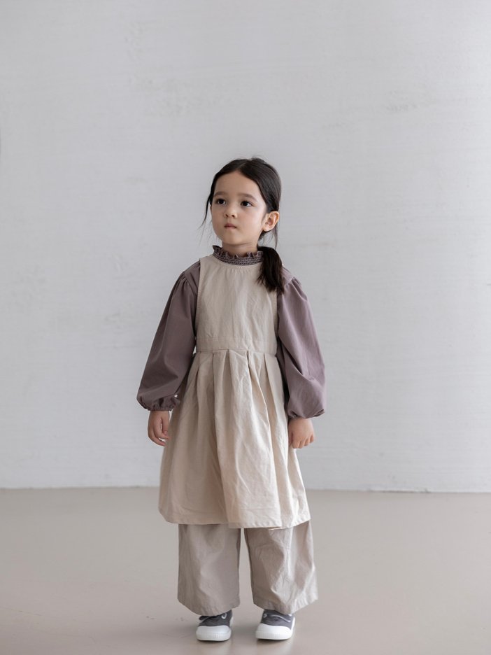 Oatmeal - Korean Children Fashion - #magicofchildhood - East One-piece - 4