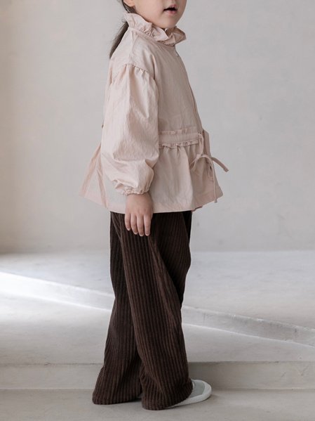 Oatmeal - Korean Children Fashion - #prettylittlegirls - Oat Frill Jacket - 7