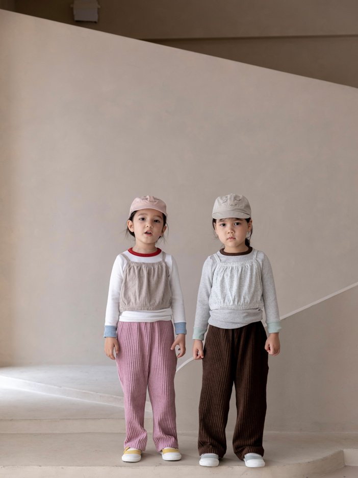 Oatmeal - Korean Children Fashion - #todddlerfashion - Aileen Sleeveless - 12