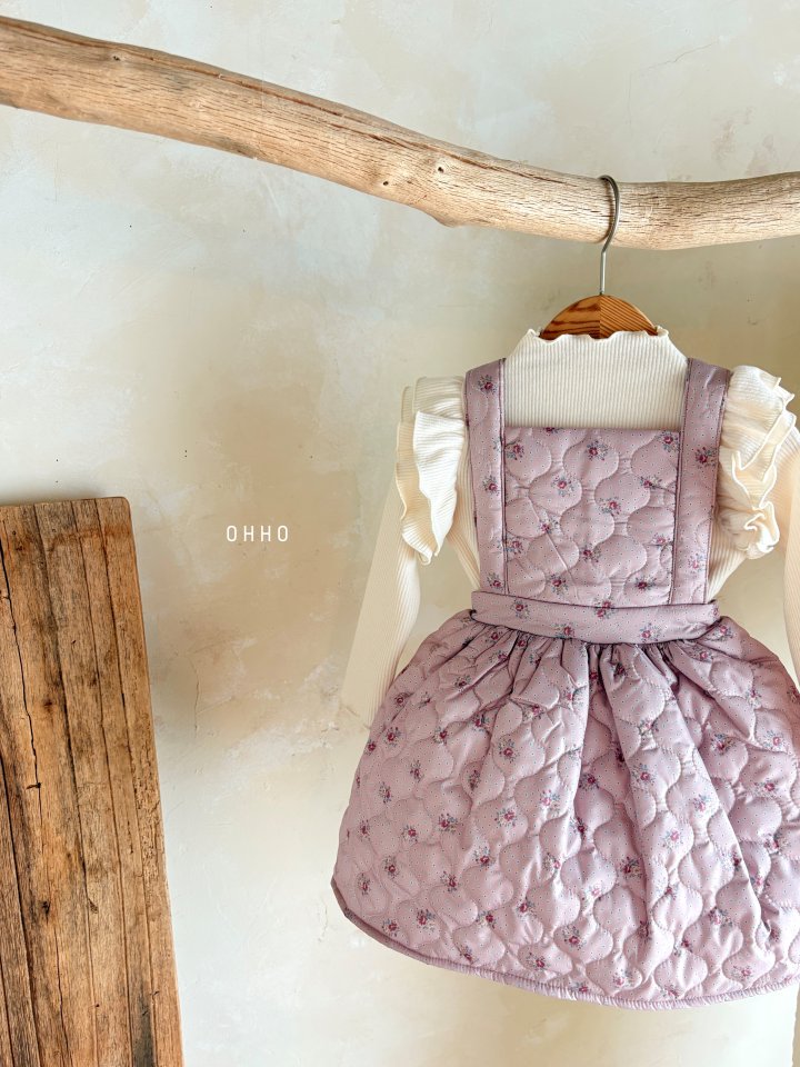 Ohho - Korean Children Fashion - #Kfashion4kids - Jenny Quilted Overalls - 12