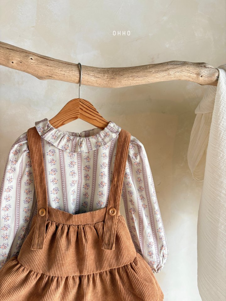 Ohho - Korean Children Fashion - #Kfashion4kids - Rose Frill Blouse - 7