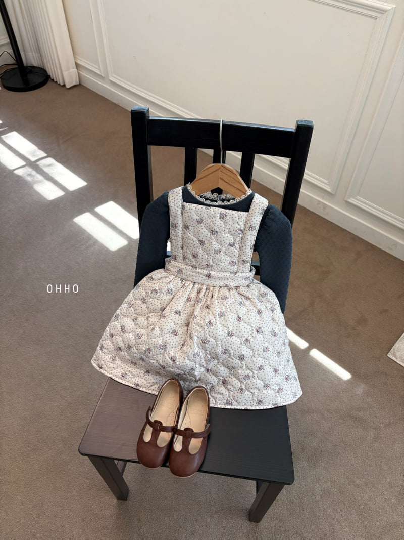 Ohho - Korean Children Fashion - #Kfashion4kids - Prom Lace Puff Tee - 9