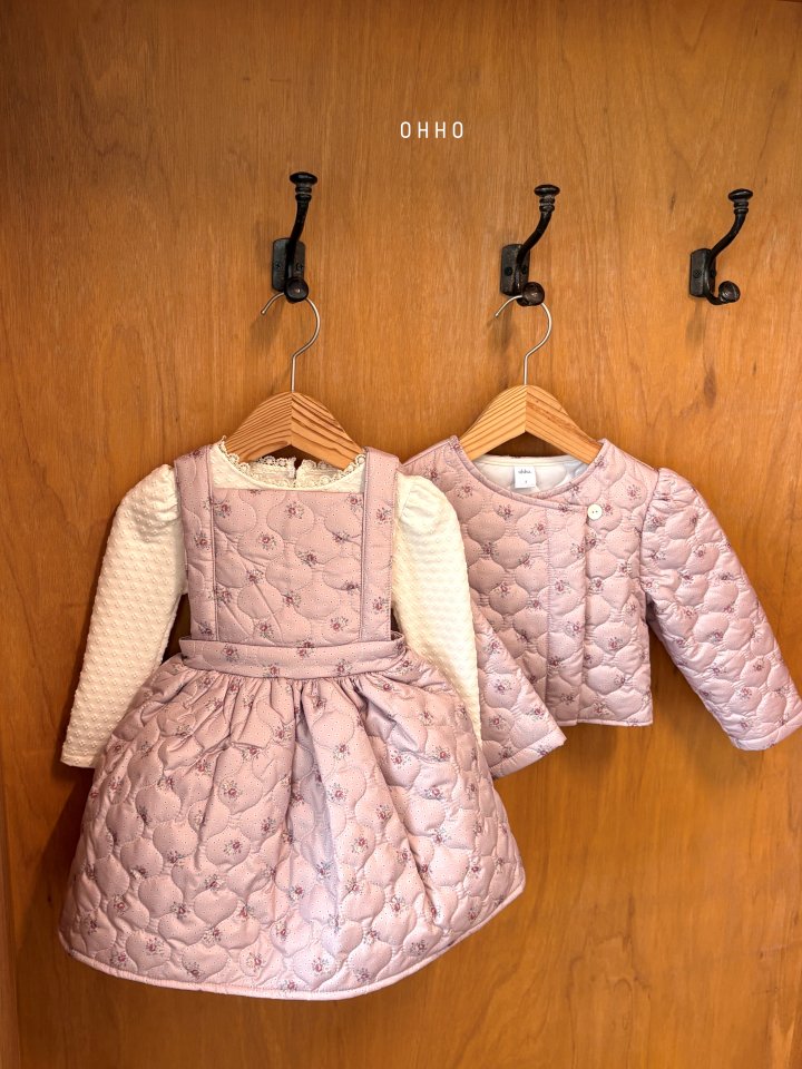 Ohho - Korean Children Fashion - #stylishchildhood - Jenny Quilted Overalls - 4