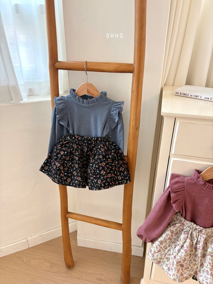 Ohho - Korean Children Fashion - #childofig - Soft Corduroy Blouse - 3