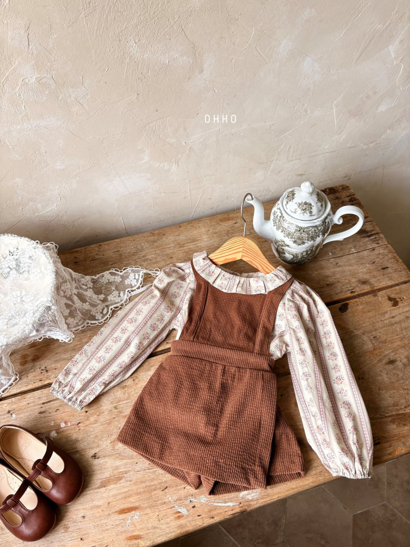 Ohho - Korean Children Fashion - #childofig - Rose Frill Blouse - 12