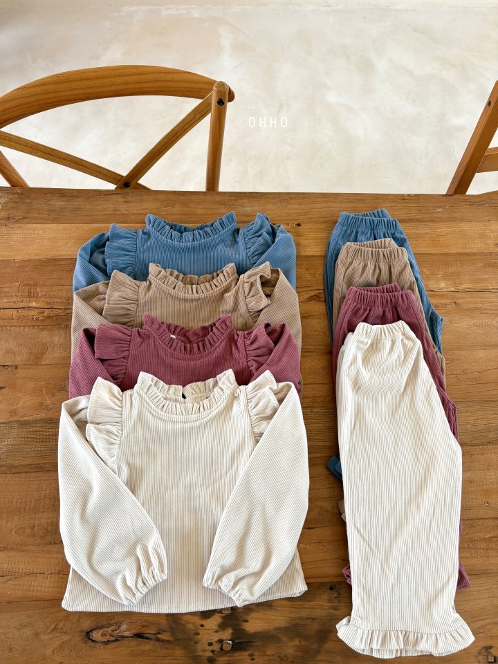 Ohho - Korean Children Fashion - #childofig - Soft Corduroy Blouse - 4