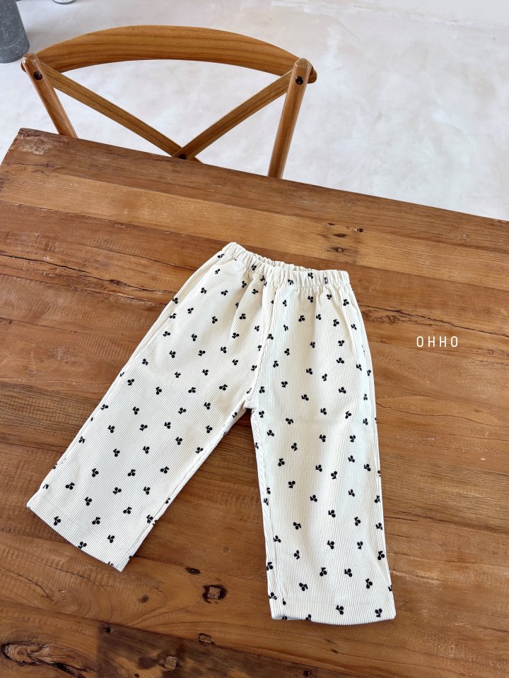 Ohho - Korean Children Fashion - #designkidswear - Pointed Corduroy Pants - 10