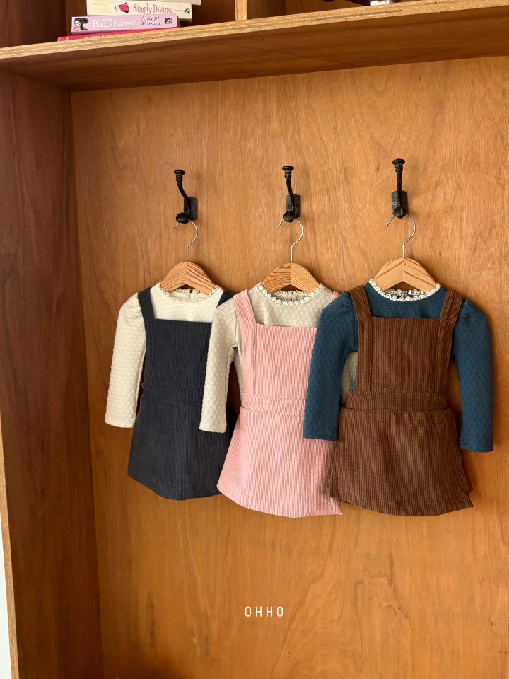 Ohho - Korean Children Fashion - #designkidswear - Camel Wrap Skirt - 9