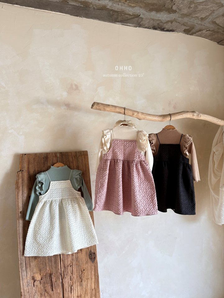 Ohho - Korean Children Fashion - #designkidswear - Cecil Strap One-piece - 7
