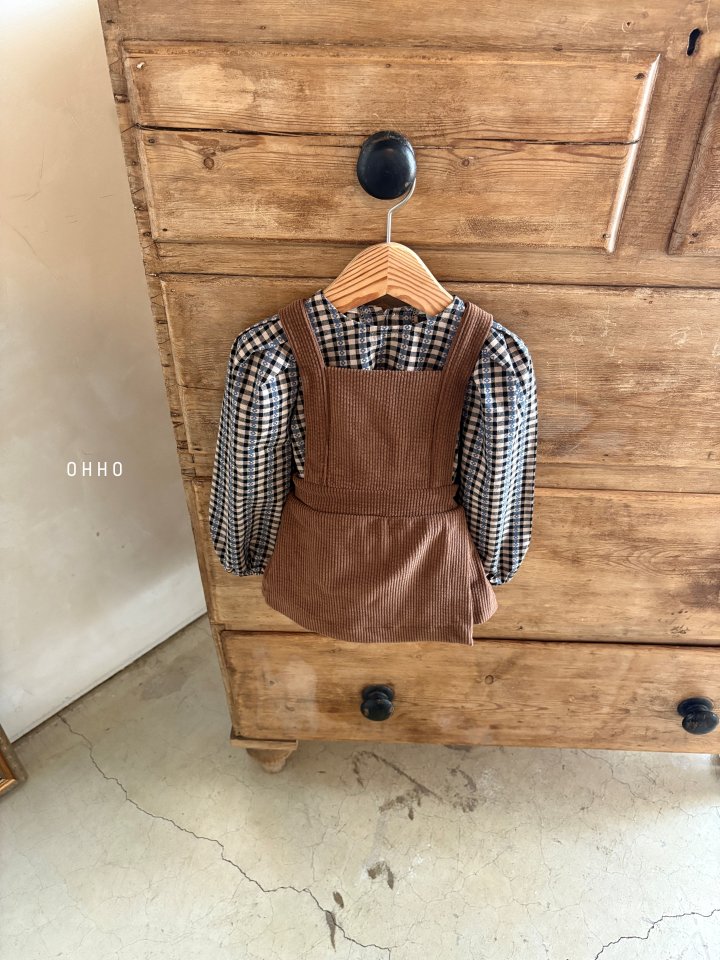Ohho - Korean Children Fashion - #designkidswear - Monet Embroidered Blouse - 2