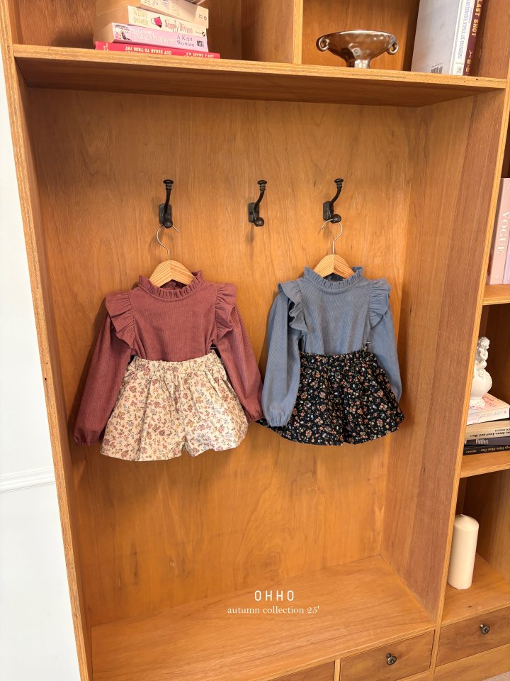 Ohho - Korean Children Fashion - #designkidswear - Floral Skirt - 12