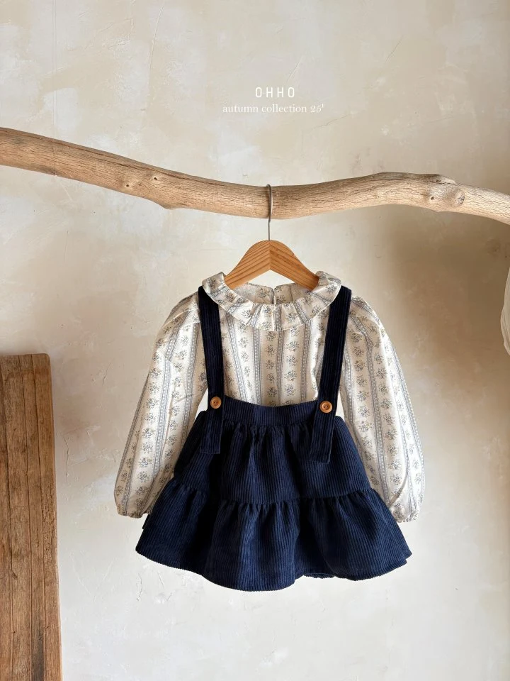 Ohho - Korean Children Fashion - #discoveringself - Rose Frill Blouse - 2