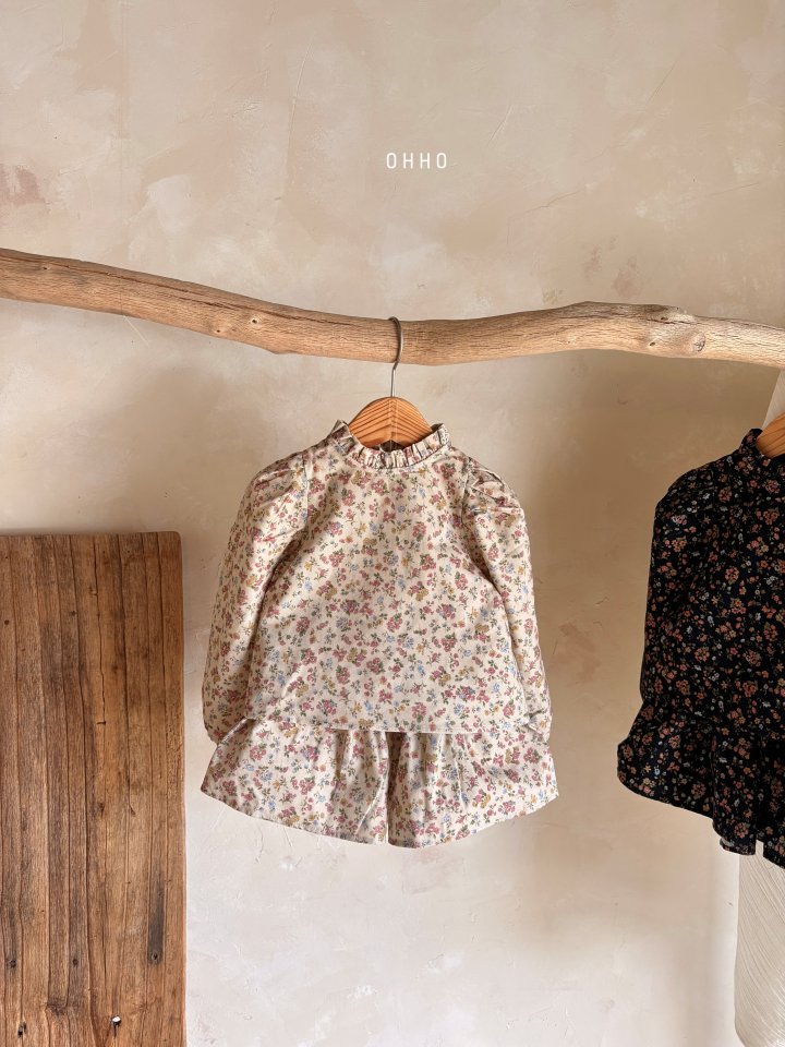 Ohho - Korean Children Fashion - #fashionkids - Floral Blouse - 2