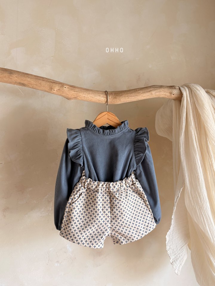 Ohho - Korean Children Fashion - #kidsshorts - Soft Corduroy Blouse - 8